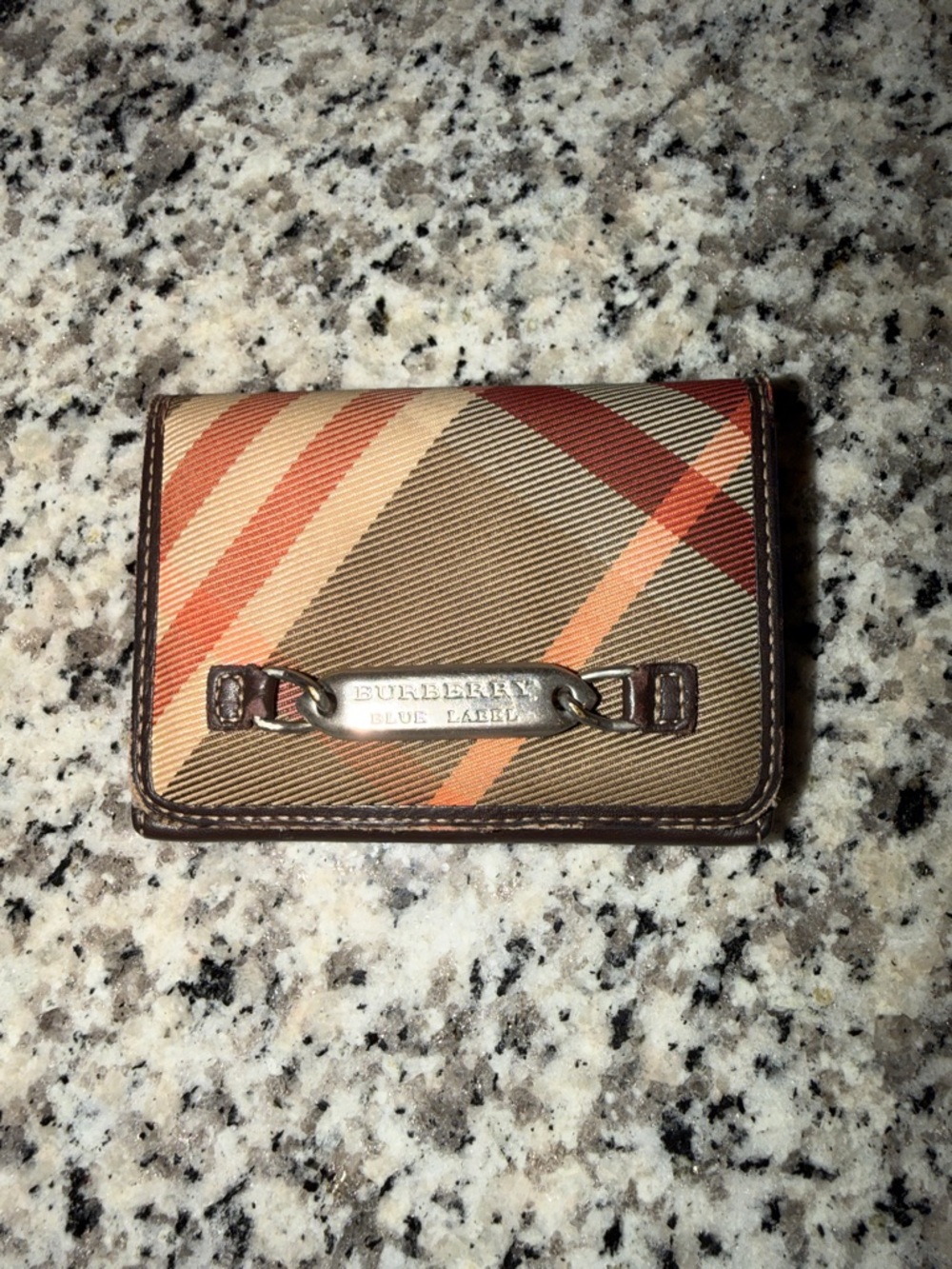 🔥RARE Burberry Blue Label | The "Sunset" Nova Check Wallet | MINT-ISH🔥